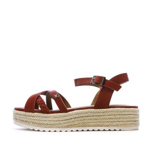 Sandales Rouge Femme Chattawak Summer vue 0