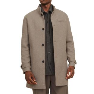 Manteau Marron Homme Jack & Jones Melton Coat pas cher