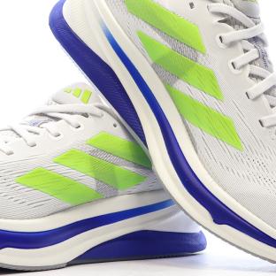 Chaussures de sport Blanches/Jaunes/Bleu Homme Adidas Supernova vue 0