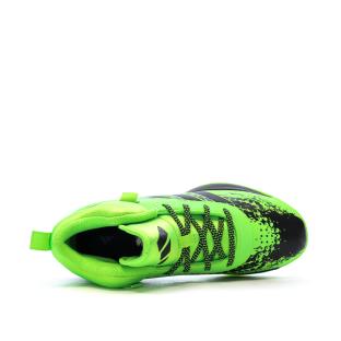 Chaussures de Basketball Vertes Adidas Cross Em Up 5 K Wide vue 4