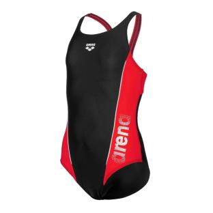 Maillot de bain Noir/Rouge Fille Arena Thrice Swim Pro Back pas cher