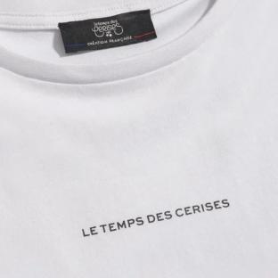 T-shirt Blanc Fille Le Temps Des Cerises Catigi vue 2