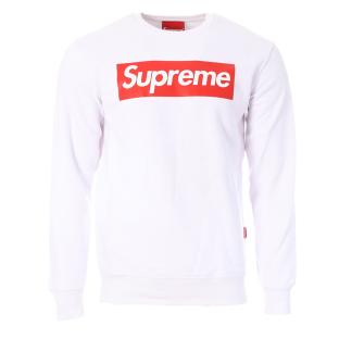 Sweat Blanc/Rouge Homme Supreme Grip Pablo pas cher