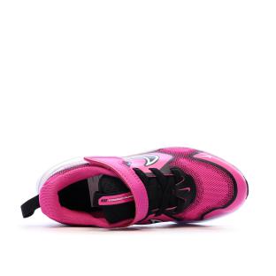 Baskets Rose/Noir Fille Nike Cosmic Runner vue 4