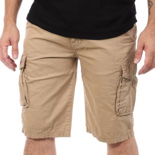 Short Beige Homme Schott Cargo pas cher