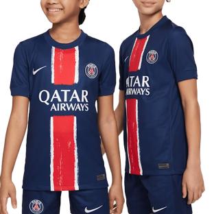 PSG Maillot Réplica Domicile Junior Nike 2024/2025 vue 3