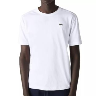 T-shirt Blanc Homme Lacoste Sport Ultra Dry pas cher