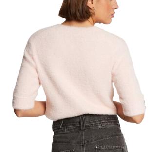 Pull Manches Courtes Rose Femme Morgan MTOM vue 2