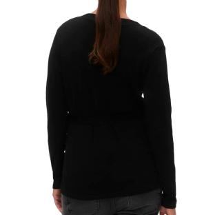Pull de Grossesse Noir Femme Mamalicious Lena vue 2
