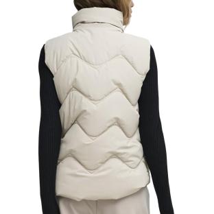 Doudoune sans manches Beige Femme JDY Power vue 0
