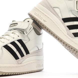 Baskets Ecrus Homme Adidas Forum Mid vue 7