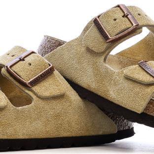 Sandales Latte crème Mixte Birkenstock Arizona vue 0