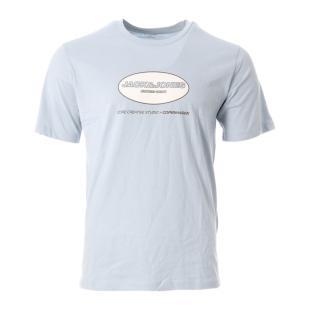 T-shirt Bleu Ciel Homme Jack & Jones Coirland pas cher