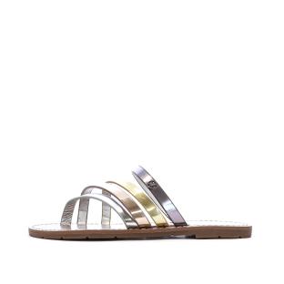 Sandales Doré/Rose Gold/ Argenté Femme Chattawak ROXANNE pas cher