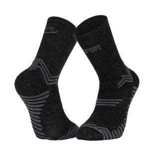 X1 Paires de Chaussettes Noir BV SPORT Trail Ultra+ Merinos vue 0