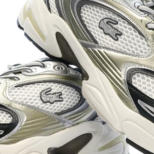 Baskets Blanc/Vert/Doré Homme Lacoste Storm 96 2k vue 0