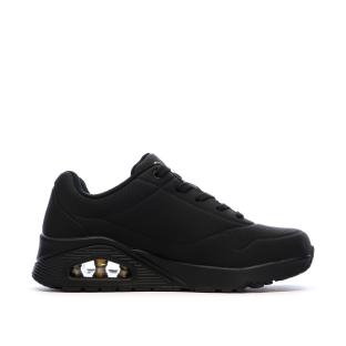 Baskets Noir/Doré Femme Skechers Heart vue 2