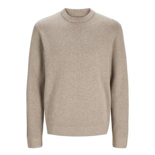 Pull Greige Homme Jack & Jones Stitch pas cher