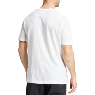 T-shirt Blanc Homme Adidas Essential vue 2