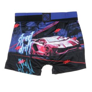 Boxer Noir/Marine à Imprimés Garçon Freegun VSP vue 2