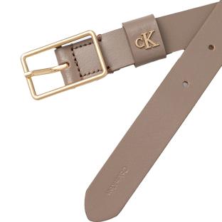 Ceinture Taupe Femme Calvin Klein Square Buckle vue 2