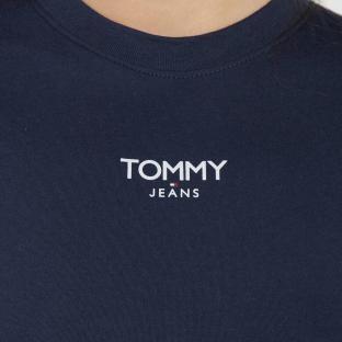 T-shirt Marine Femme Tommy Hilfiger Essential vue 3