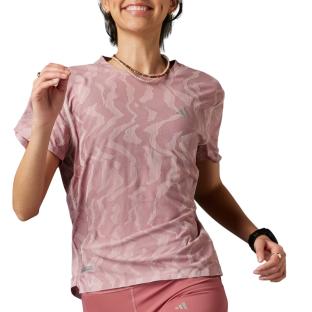 T-Shirt Rose Femme Adidas Egnrd vue 0