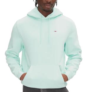 Sweat à Capuche Turquoise Homme Tommy Hilfiger Flag Hoodi pas cher