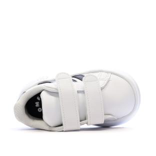 Baskets Blanches/Noires Garçon Adidas Grand Court 2.0 vue 0