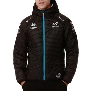 Doudoune Noire/Turquoise Homme Kappa Aboucou Alpine F1 pas cher