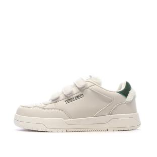 Baskets Ecru/Verte Femme Teddy Smith Sra C vue 0