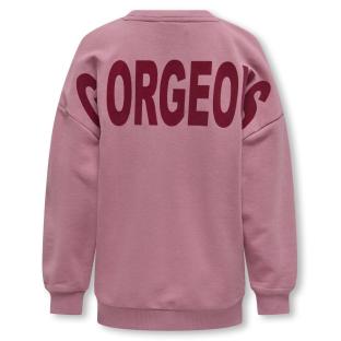 Sweat Rose Fille ONLY Georgia vue 0