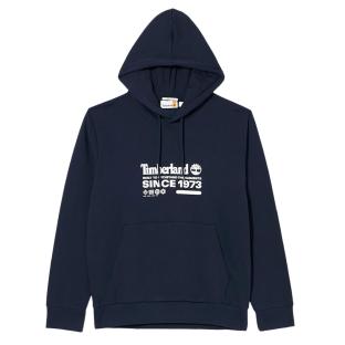 Sweat Bleu Homme Timberland Hoodie vue 0