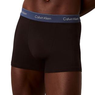 X3 Boxers Noir/Bleu Homme Calvin Klein Jeans Relaxed Fit Trunk vue 0