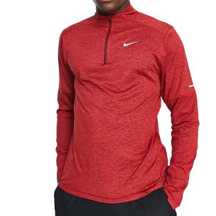 T-shirt Manches Longues Rouge Homme Nike Elmnt pas cher