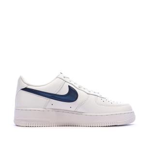 Baskets Blanc/Bleu Homme Nike Air Force 1 '07 Lv8 vue 0