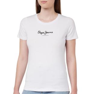 T-Shirt Blanc Femme Pepe jeans Pjl L vue 0