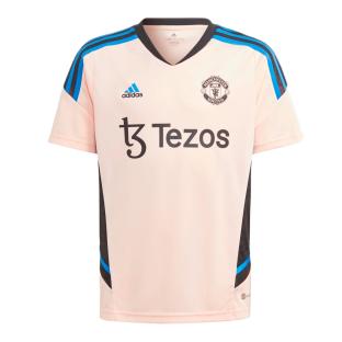 Manchester United Maillot Training Rose Enfant Adidas pas cher