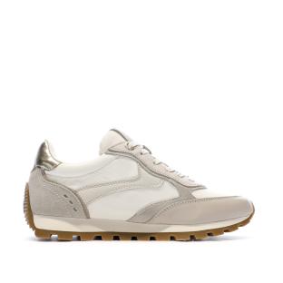 Baskets Beige/Blanches Femme Chaussures Piel vue 0