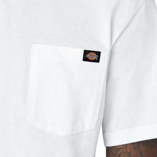 T-shirt Blanc Homme Dickies Coton vue 2