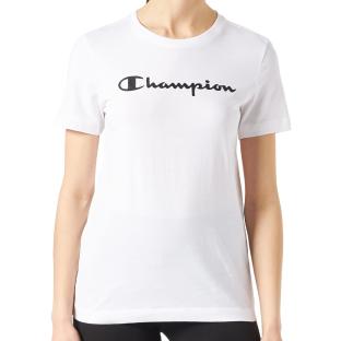 T-shirt Blanc Femme Champion Crew neck pas cher