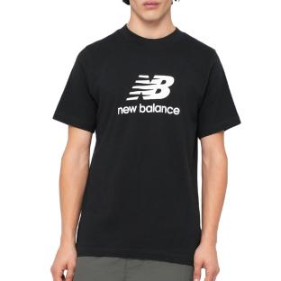 T-shirt Noir Homme New Balance Sports vue 0