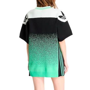 Maillot de Basketball Vert/Noir Femme Adidas vue 0