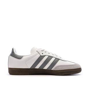 Samba Baskets Blanches/Grises Garçon/Fille Adidas vue 2