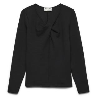 T-Shirt Manches Longues Noir Femme Vero Moda Awtammie vue 0