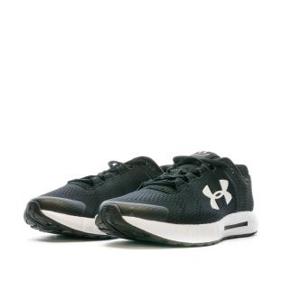 Chaussures de running Noires/Blanches Femme Under Armour Micro vue 6