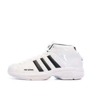 Chaussures de Basketball Blanches Homme Adidas Pro Model 2G pas cher