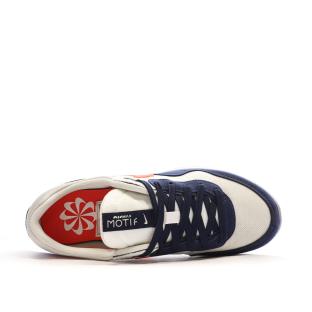 Baskets Blanc/Noir/Orange Garçon Nike Air Max vue 4