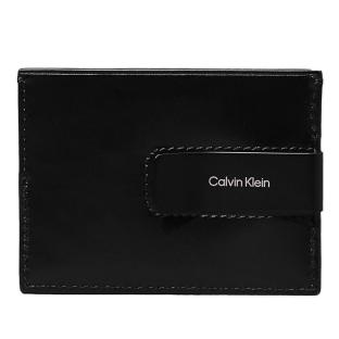 Porte Cartes Noir Homme Calvin Klein Jeans Glow Black Leather vue 2
