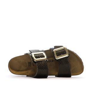 Sandales Kaki Femme Birkenstock Sydney Cushion Buckle vue 0